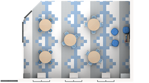 Elementary Flexible Arrangement Classroom - Plan View